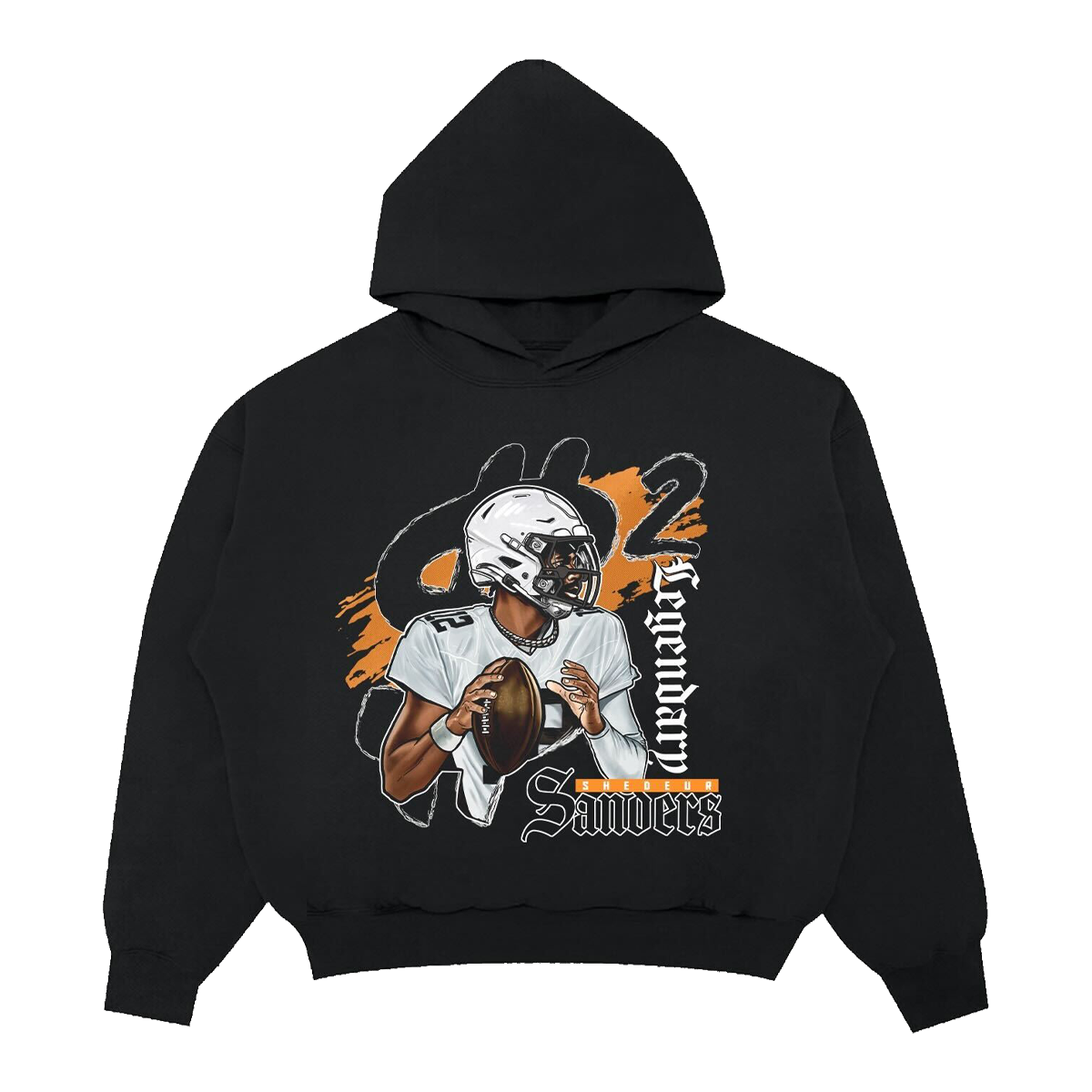 2Legendary Heavyweight Photo Hoodie - Black