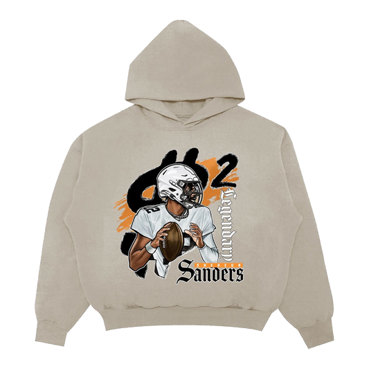 2Legendary Heavyweight Photo Hoodie - Sand
